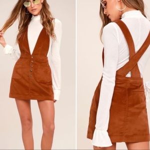 Free People Old School Love Corduroy Dress